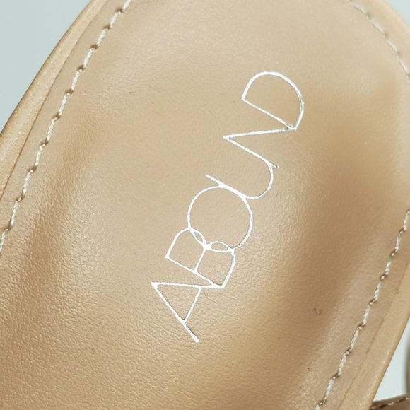 Abound Baxter Ankle Strap Sandal Heels Neutral Tan - Picture 9 of 10